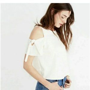Madewell Skylark Cold Tie Shoulder Top